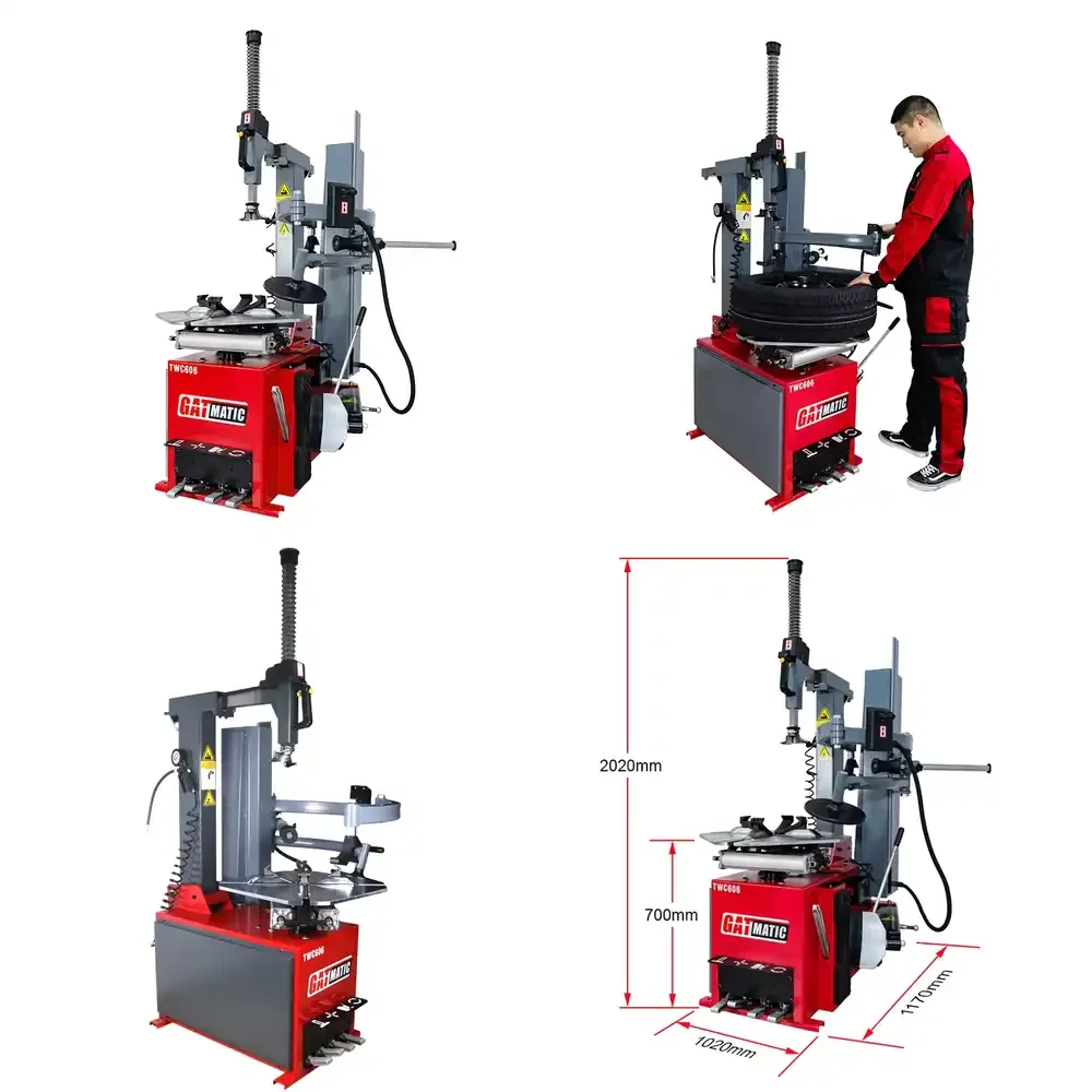 GATmatic TWC606 Auto Car Tire Changer and Balancer Combo, 1.1KW Pure Copper Motor for Professional Auto Service
GATmatic TWC606 Auto Car Tire Changer and Balancer Combo, 1.1KW Pure Copper Motor for Professional Auto Service