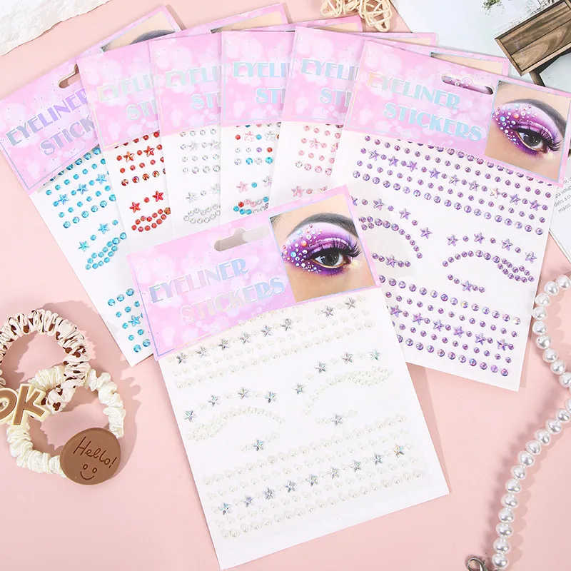 7 Pcs Temporary Face Shiny Fake Tattoo Stickers Eye Rhinestone Pearl Female Party Children Holiday Rhinestone Jewelry Masquerade
7 Pcs Temporary Face Shiny Fake Tattoo Stickers Eye Rhinestone Pearl Female Party Children Holiday Rhinestone Jewelry Masquerade