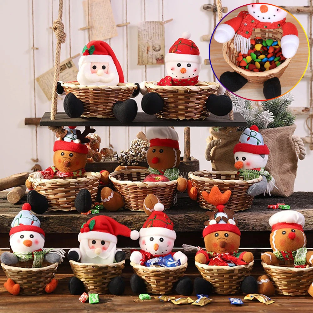 Christmas Decorations 2024 Christmas Candy Basket Merry Christmas Decor for Home Xmas Gifts Storage Basket Happy New Year 2025
Christmas Decorations 2024 Christmas Candy Basket Merry Christmas Decor for Home Xmas Gifts Storage Basket Happy New Year 2025