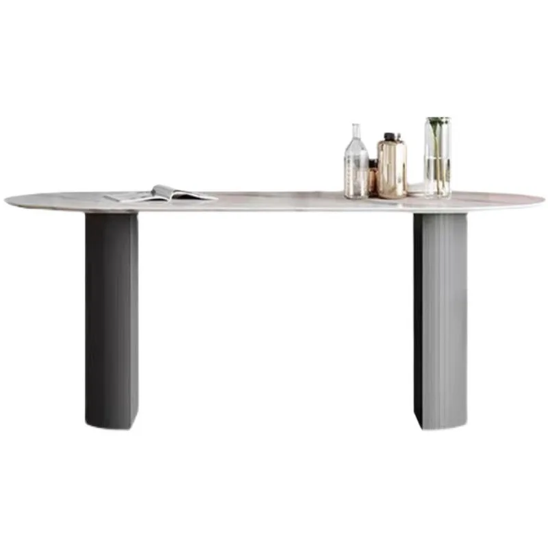 Light luxury rock slab dining table and chair combination modern simple office household small apartment
Light luxury rock slab dining table and chair combination modern simple office household small apartment