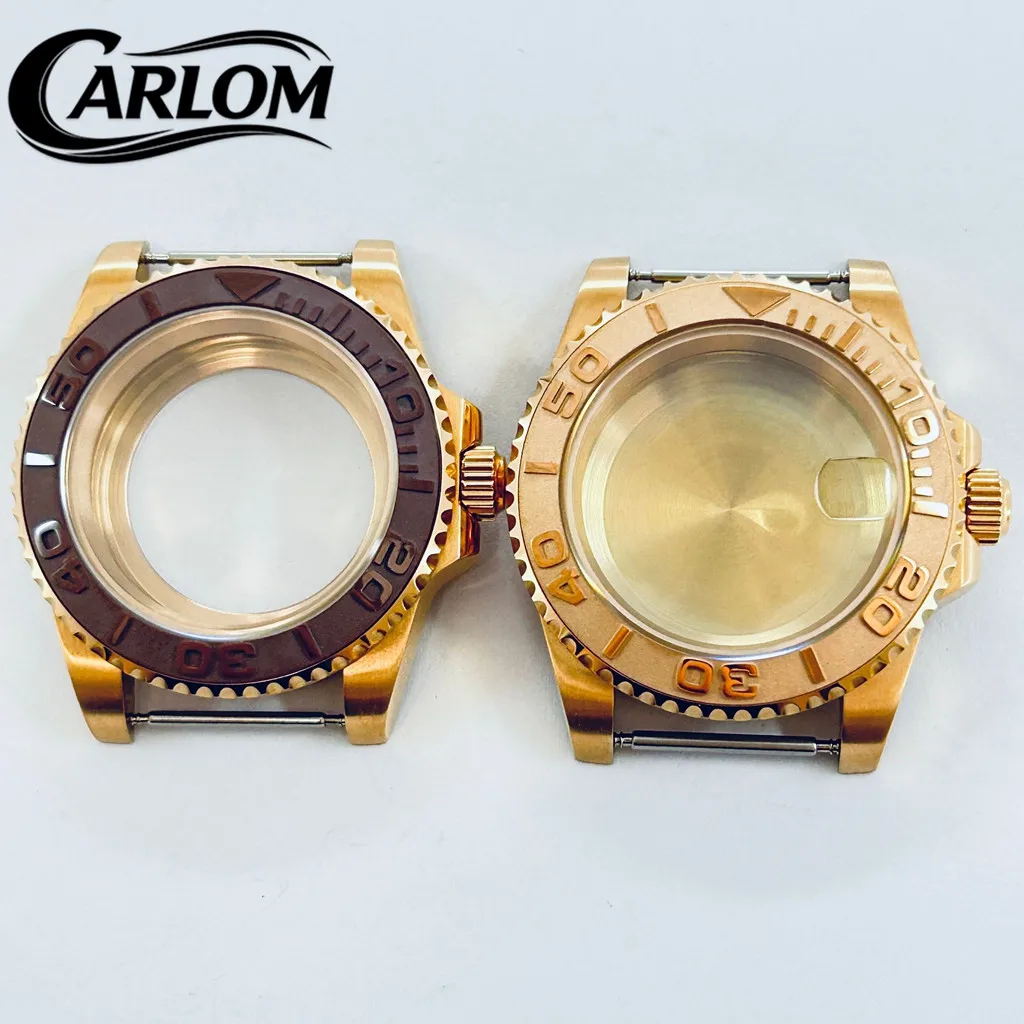 40mm Rose Gold Watch Case For NH34 NH35 NH36 NH38 ETA2824 PT5000 Movement Sapphire Glass Waterproof Ceramic Bezel SUB Watch Part
40mm Rose Gold Watch Case For NH34 NH35 NH36 NH38 ETA2824 PT5000 Movement Sapphire Glass Waterproof Ceramic Bezel SUB Watch Part