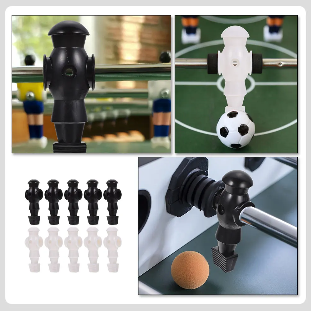10pcs Foosball Figures Resin Football Players Durable Table Soccer Replacement Parts Smooth Surface Easy Install
10pcs Foosball Figures Resin Football Players Durable Table Soccer Replacement Parts Smooth Surface Easy Install