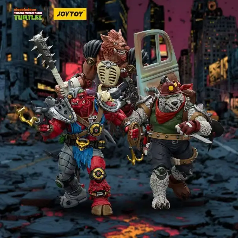 In Stock JOYTOY 1/18 Action Figure Turtles Dirtbag Groundchuck Rahzar Anime Action Figure Model Toys Boys Collection Doll Gifts
In Stock JOYTOY 1/18 Action Figure Turtles Dirtbag Groundchuck Rahzar Anime Action Figure Model Toys Boys Collection Doll Gifts