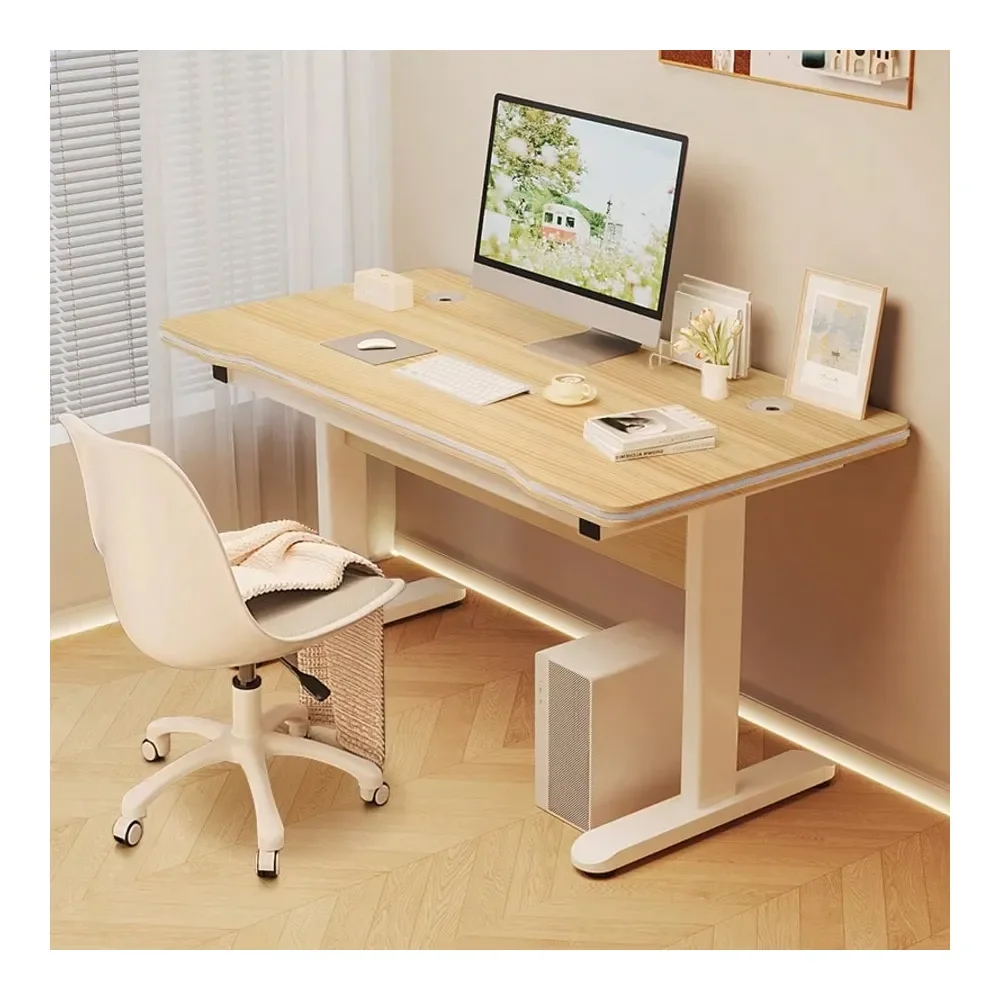 Simple Style Gaming Desk, Computer Writing Table With TShaped Metal Bracket, PC Wood Desk For Home Office Student Art Bedroom
Simple Style Gaming Desk, Computer Writing Table With TShaped Metal Bracket, PC Wood Desk For Home Office Student Art Bedroom