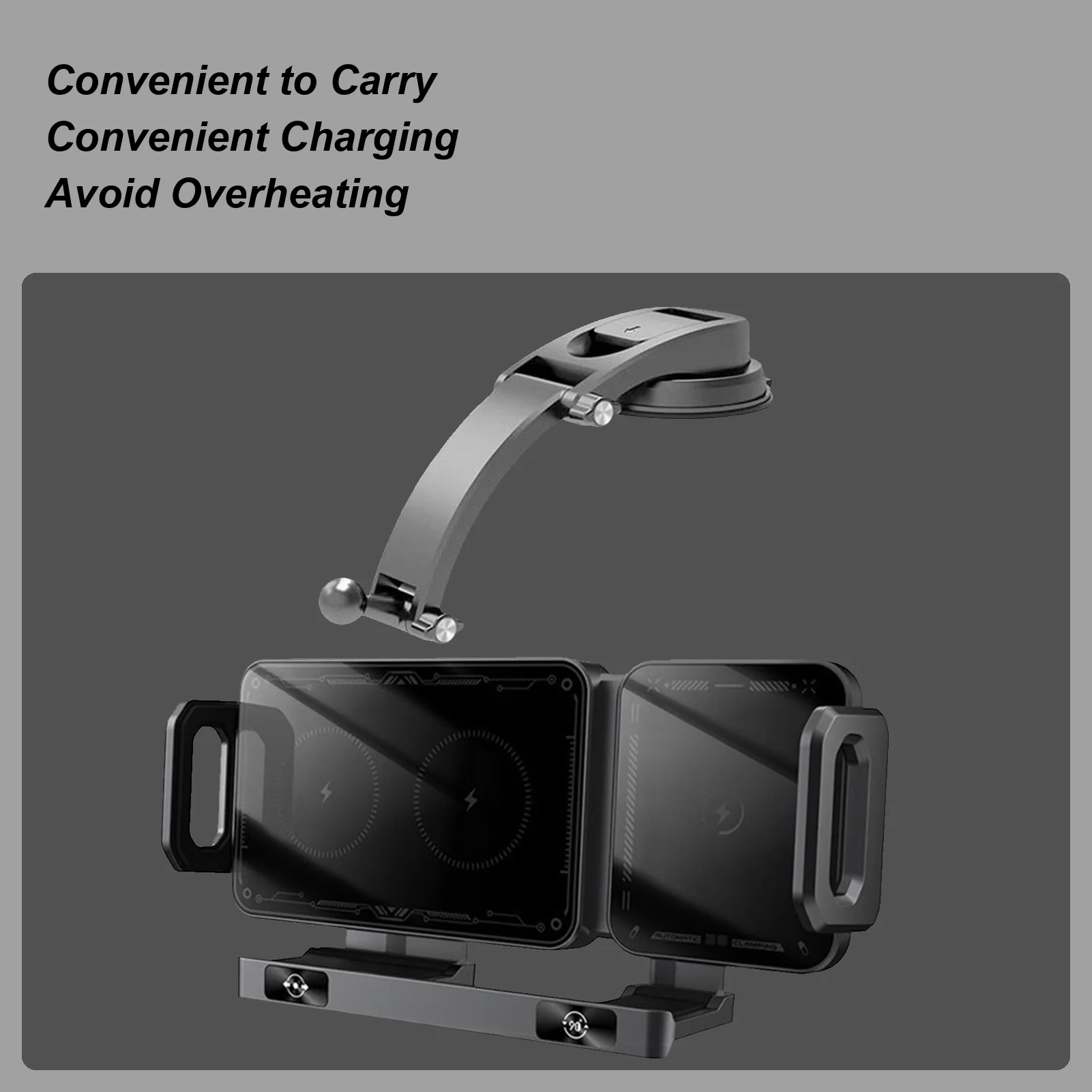 Car Wireless Charger Mount 15W Fast Charging Air Vent Bracket Auto Clamping Truck Cradle For Music Control Video Streaming Daily
Car Wireless Charger Mount 15W Fast Charging Air Vent Bracket Auto Clamping Truck Cradle For Music Control Video Streaming Daily