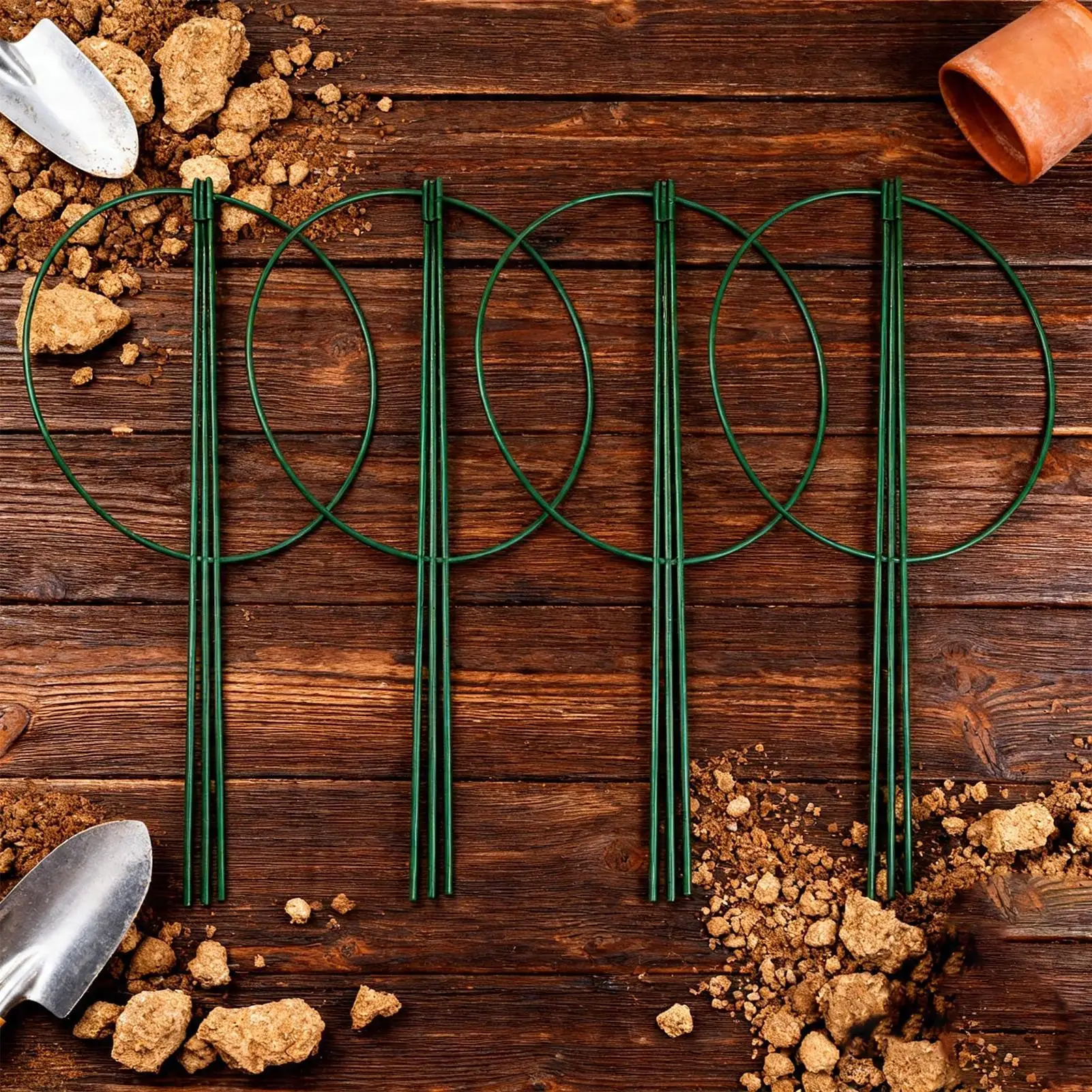4Pcs Peony Support Cage Metal Frame Plant Support Stakes Climbing Trellis for Indoor Outdoor Garden Plants Roses Vegetables
4Pcs Peony Support Cage Metal Frame Plant Support Stakes Climbing Trellis for Indoor Outdoor Garden Plants Roses Vegetables