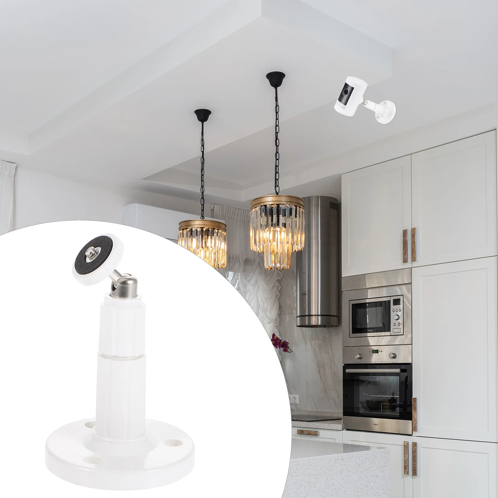 4pcs Wall Mount Bracket Security Holder Wall-mounted White ABS Sturdy Rust Resistant Adjustable for Indoor
4pcs Wall Mount Bracket Security Holder Wall-mounted White ABS Sturdy Rust Resistant Adjustable for Indoor