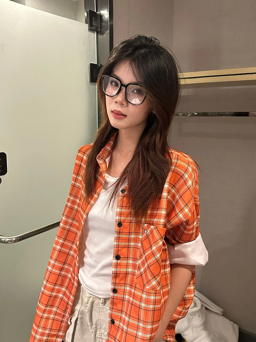 Red Plaid Long Sve Casual irt Men's Base Layer Loose Outerwear for Couples Student Commute Campus Daily Wear
Red Plaid Long Sve Casual irt Men's Base Layer Loose Outerwear for Couples Student Commute Campus Daily Wear