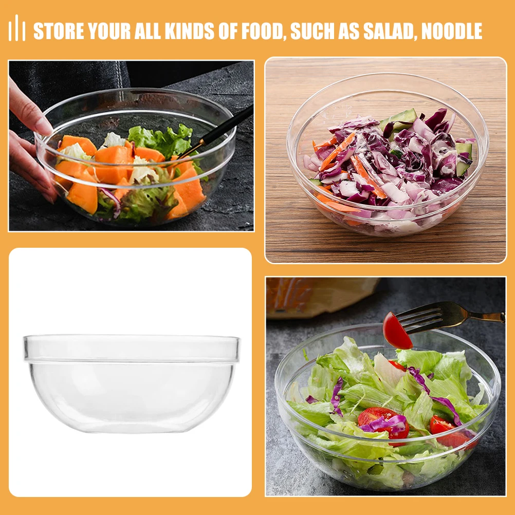 Transparent Salad Bowl Large Capacity Reusable PC Material Fruit Bowls for Kitchen Home Decorative Dessert Snack Entertaining
Transparent Salad Bowl Large Capacity Reusable PC Material Fruit Bowls for Kitchen Home Decorative Dessert Snack Entertaining