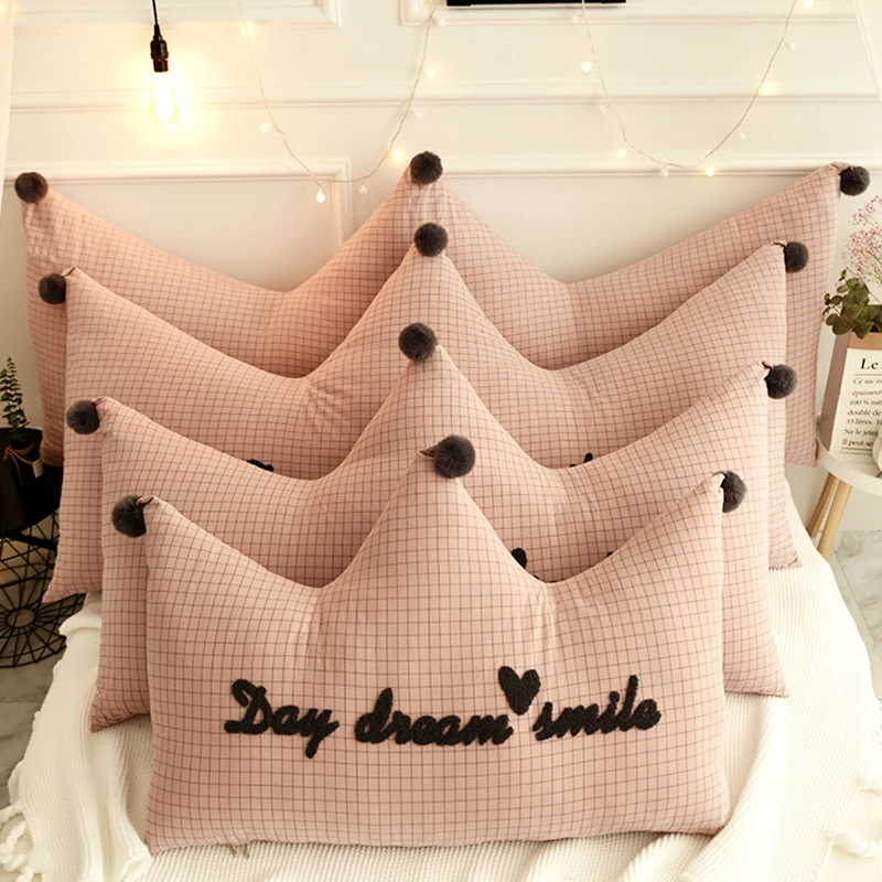 Ultra Soft Pure Cotton Washed Crown Bedside Pillow Living Room Sofa Cushion Detachable Cover Nordic Style Color Design
Ultra Soft Pure Cotton Washed Crown Bedside Pillow Living Room Sofa Cushion Detachable Cover Nordic Style Color Design