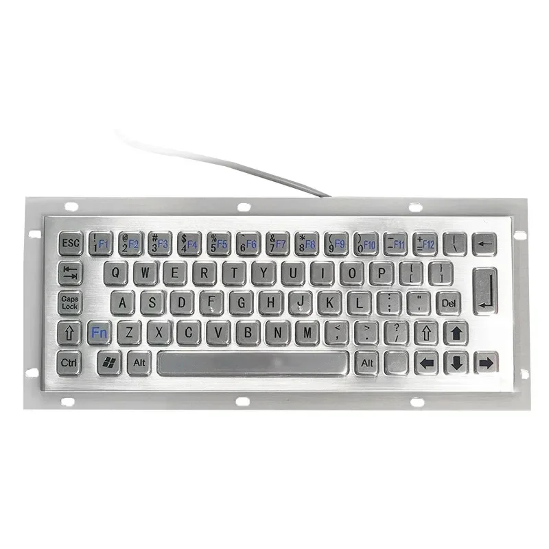 GHE65A factory IP65 stainless steel USB embedded installation room waterproof industrial metal frame keyboard metal keyboard
GHE65A factory IP65 stainless steel USB embedded installation room waterproof industrial metal frame keyboard metal keyboard