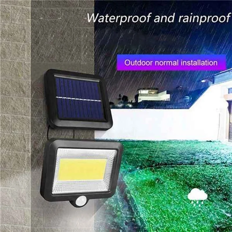 100 LED COB Waterproof IP65 Super Bright Solar Motion Sensor Light Wall Light Garden Outdoor High Brightness Light
100 LED COB Waterproof IP65 Super Bright Solar Motion Sensor Light Wall Light Garden Outdoor High Brightness Light