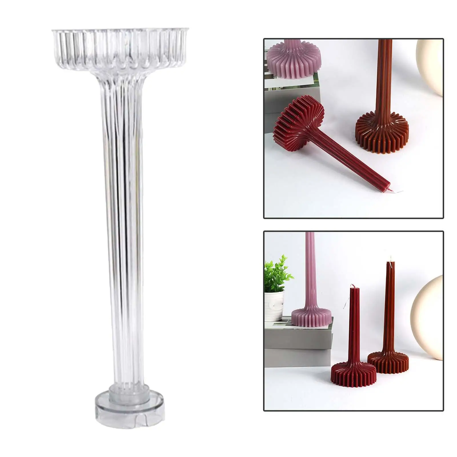 Candle Mould Handmade DIY Making Supplies Decorative for Wedding Dinner
Candle Mould Handmade DIY Making Supplies Decorative for Wedding Dinner