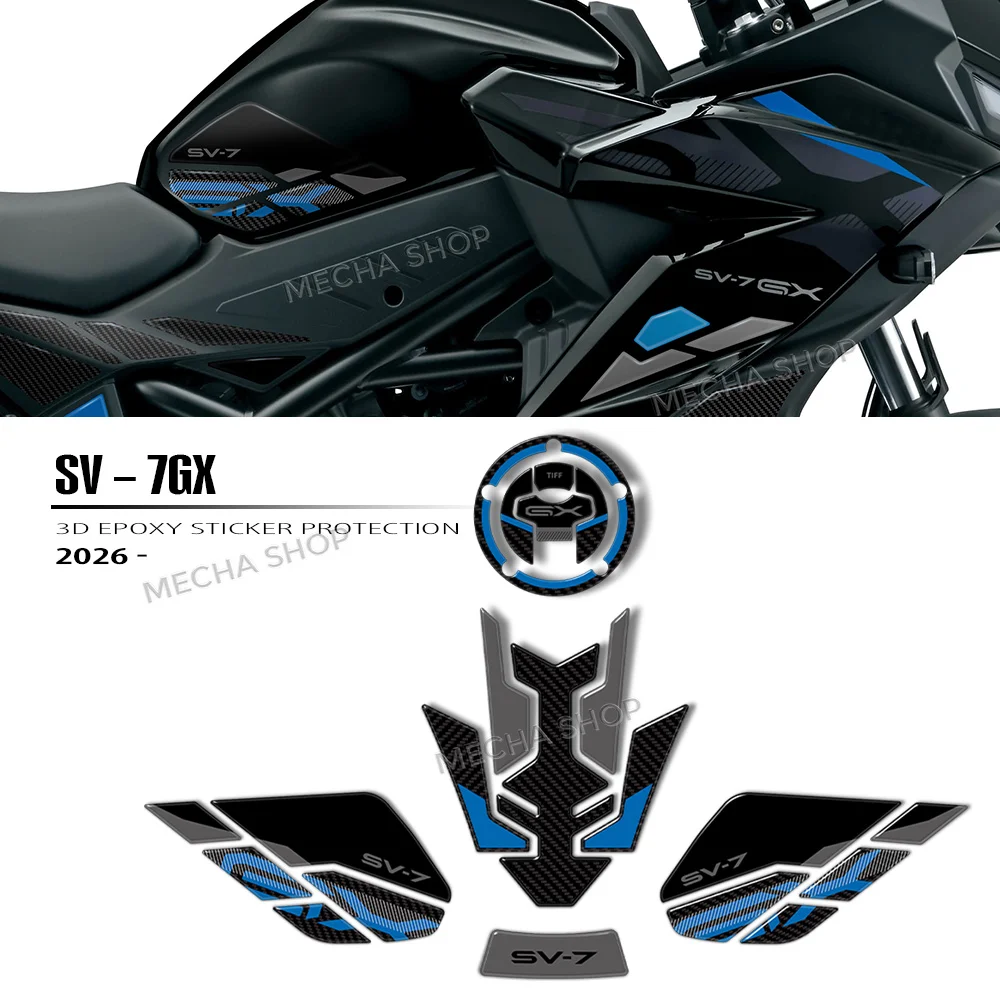 NEW For SV-7GX 2026 3D Gel Resin Protection Sticker Decals Tank Pad 3D Motorcycle Tank Stickers
NEW For SV-7GX 2026 3D Gel Resin Protection Sticker Decals Tank Pad 3D Motorcycle Tank Stickers