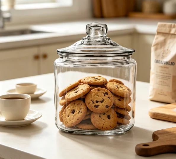 Vintage Hill Pattern Glass Storage Jar with Lid 3 Quart Capacity Kitchen Canister for Flour Sugar Cookies
Vintage Hill Pattern Glass Storage Jar with Lid 3 Quart Capacity Kitchen Canister for Flour Sugar Cookies