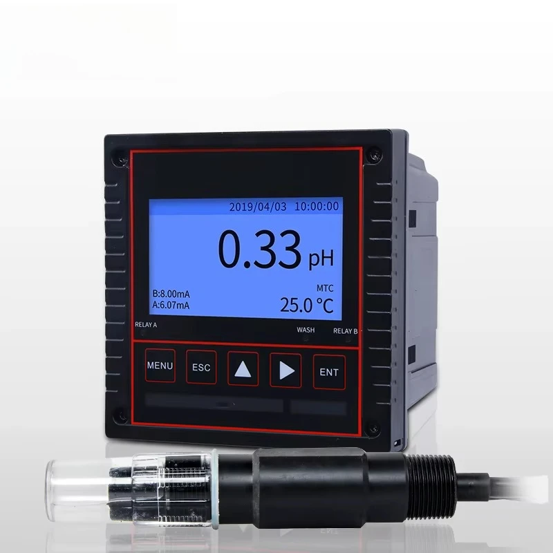 OEM Online Ph Sensor Industry PH/ORP Monitoring Controller PH Meter ORP Meter
OEM Online Ph Sensor Industry PH/ORP Monitoring Controller PH Meter ORP Meter