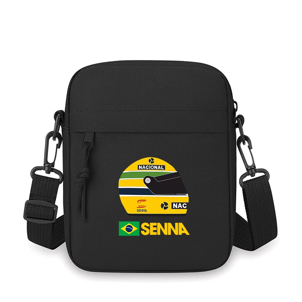 Racing helmet Senna Brazil Flag Logo Men Crossbody Bag Single Shoulder Women Cartoon Anime Film Printing Design Unisex
Racing helmet Senna Brazil Flag Logo Men Crossbody Bag Single Shoulder Women Cartoon Anime Film Printing Design Unisex