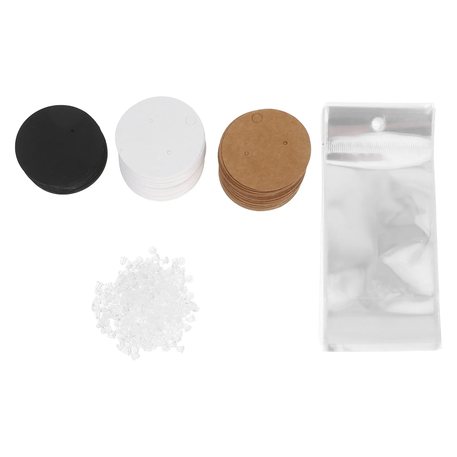 1Set Ear Ring Packaging Display Card Sturdy Paper Transparent Bag Silicone Back Holder for Earrings Studs Necklace Small
1Set Ear Ring Packaging Display Card Sturdy Paper Transparent Bag Silicone Back Holder for Earrings Studs Necklace Small