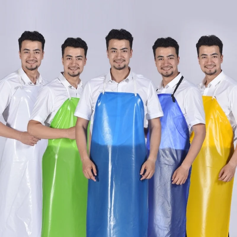 Unisex Safety Apron Waterproof Oil Resistant Acid And Base Resistant Sleeve Covers Long Waist Apron Thickened Double Shoulder 
Unisex Safety Apron Waterproof Oil Resistant Acid And Base Resistant Sleeve Covers Long Waist Apron Thickened Double Shoulder