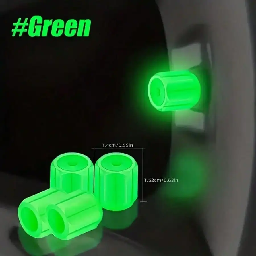 4-Piece luminous valve lever cover, GM fluorescent car tire valve lever cover, bicycle tire valve lever luminous cover
4-Piece luminous valve lever cover, GM fluorescent car tire valve lever cover, bicycle tire valve lever luminous cover