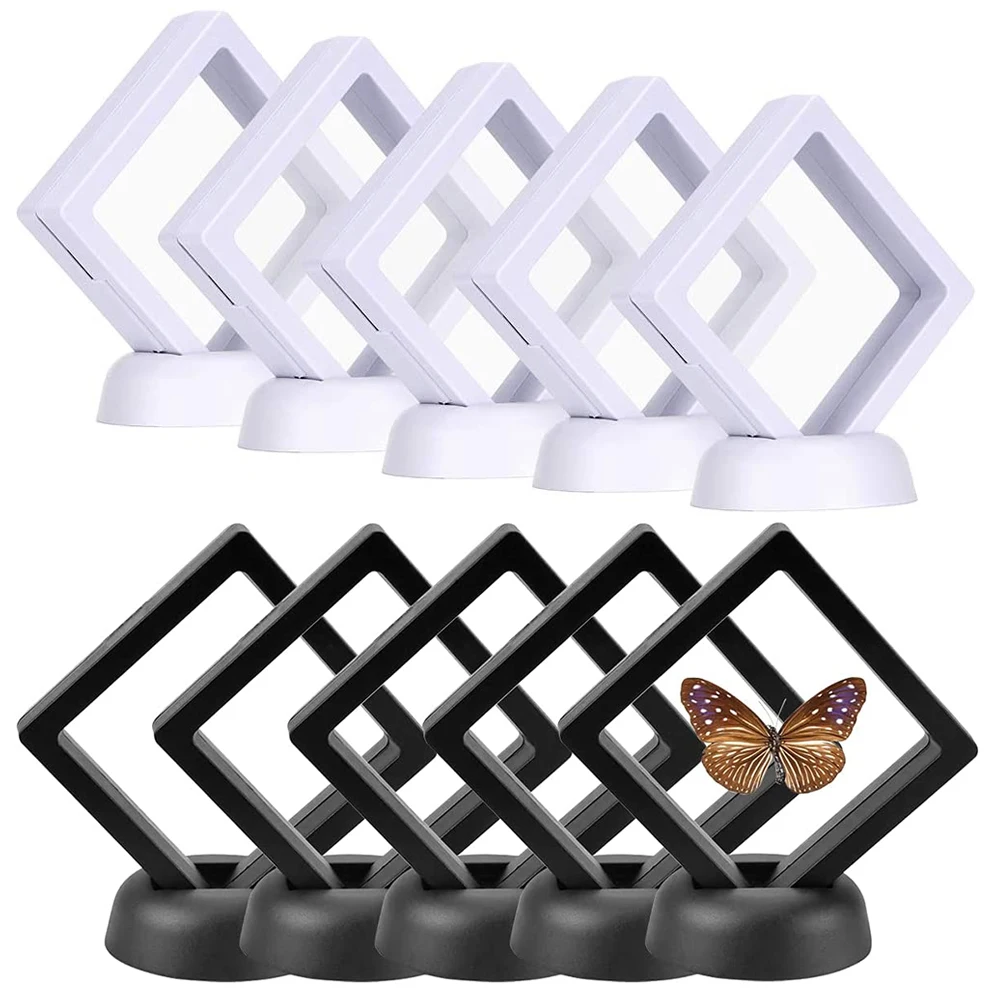 5Pcs Floating Display Case Frame Ring Necklace Earring Packaging Box Jewelry Coin Display Stand Holder
5Pcs Floating Display Case Frame Ring Necklace Earring Packaging Box Jewelry Coin Display Stand Holder