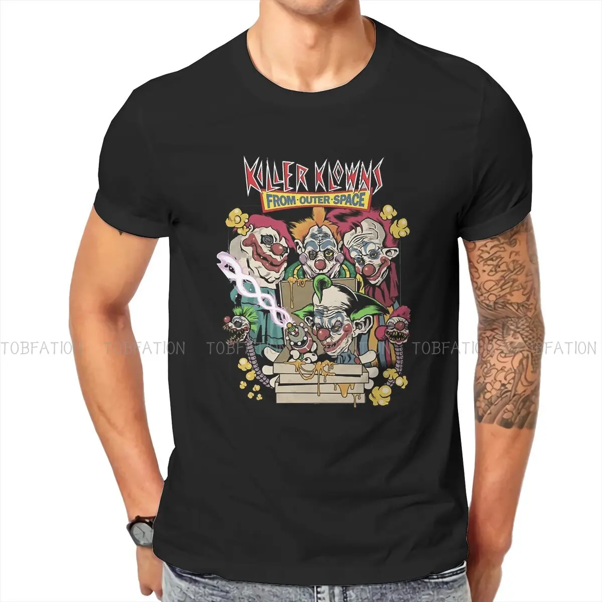 Vintage Halloween TShirts Killer Klowns from Outer Space horror Film Male Graphic Pure Cotton Tops T Shirt Round Neck Oversized
Vintage Halloween TShirts Killer Klowns from Outer Space horror Film Male Graphic Pure Cotton Tops T Shirt Round Neck Oversized
