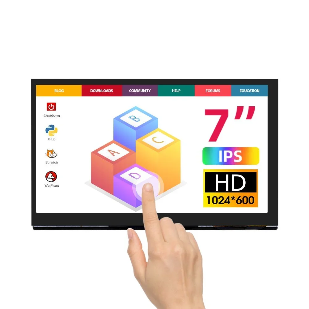 7-inch IPS DSI Capacitive Touch Screen Display 800*480 for Raspberry Pi 5/4/3 BB Black/PS4 and Xbox with Pro Stand
7-inch IPS DSI Capacitive Touch Screen Display 800*480 for Raspberry Pi 5/4/3 BB Black/PS4 and Xbox with Pro Stand