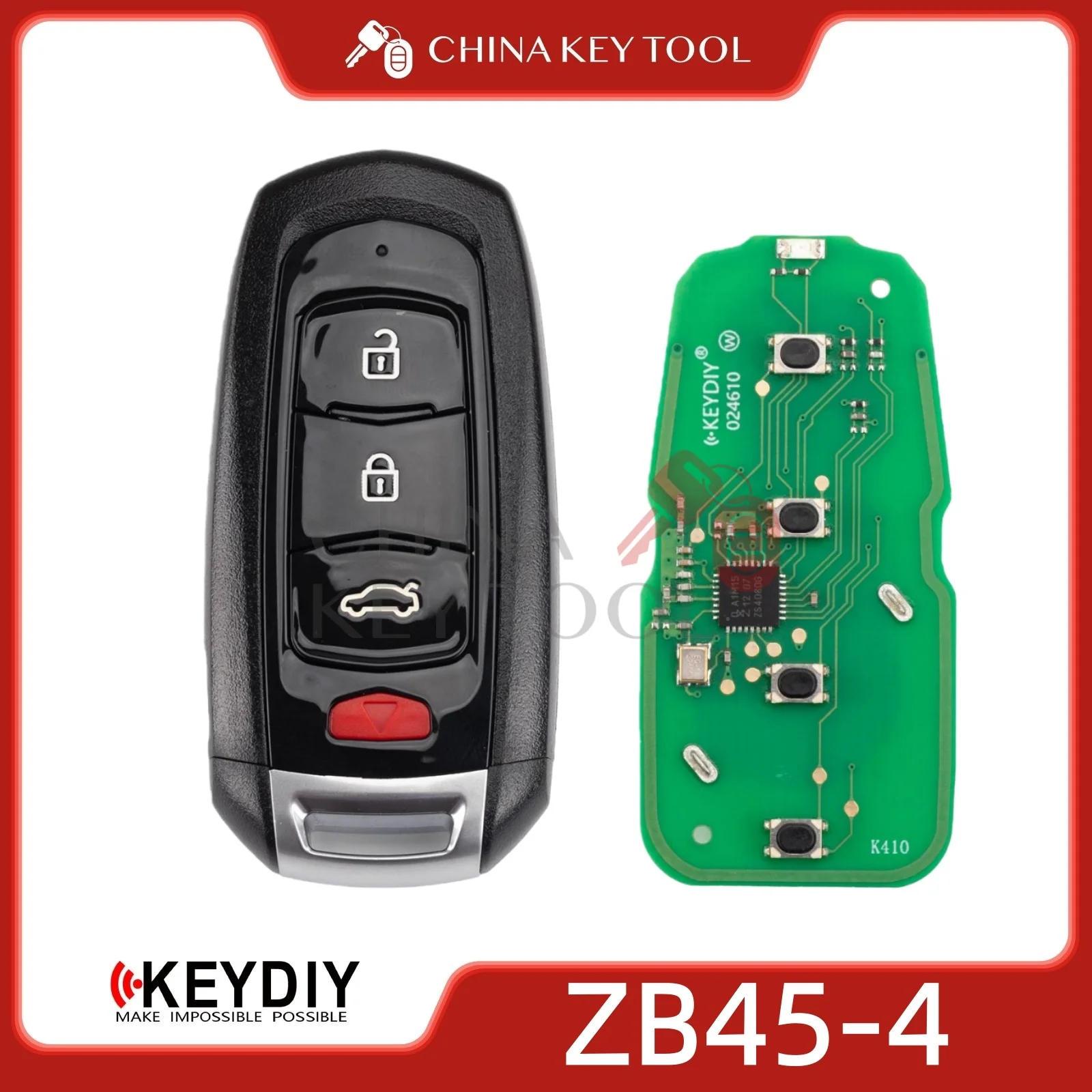 Универсальный смарт-ключ KEYDIY KD ZB45-4, 3+1 кнопки, серия ZB, совместимый с Geely
Универсальный смарт-ключ KEYDIY KD ZB45-4, 3+1 кнопки, серия ZB, совместимый с Geely
