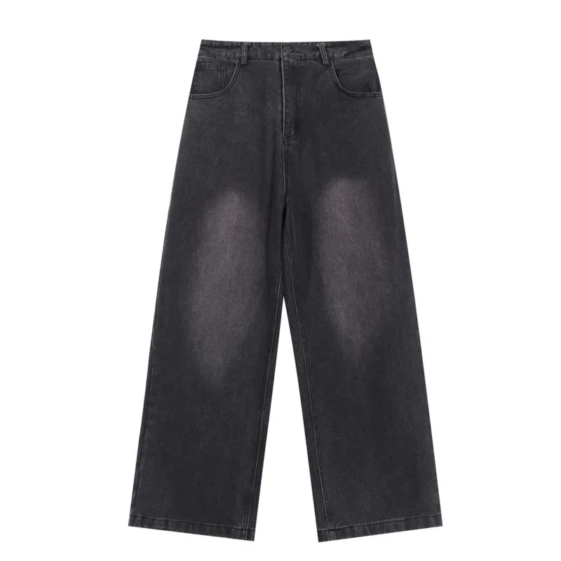 Модные ретро прямые джинсы с эластичной резинкой на талии для мужчин и женщин весной и осенью, свободные и широкие брюки длиной до пола.
Модные ретро прямые джинсы с эластичной резинкой на талии для мужчин и женщин весной и осенью, свободные и широкие брюки длиной до пола.