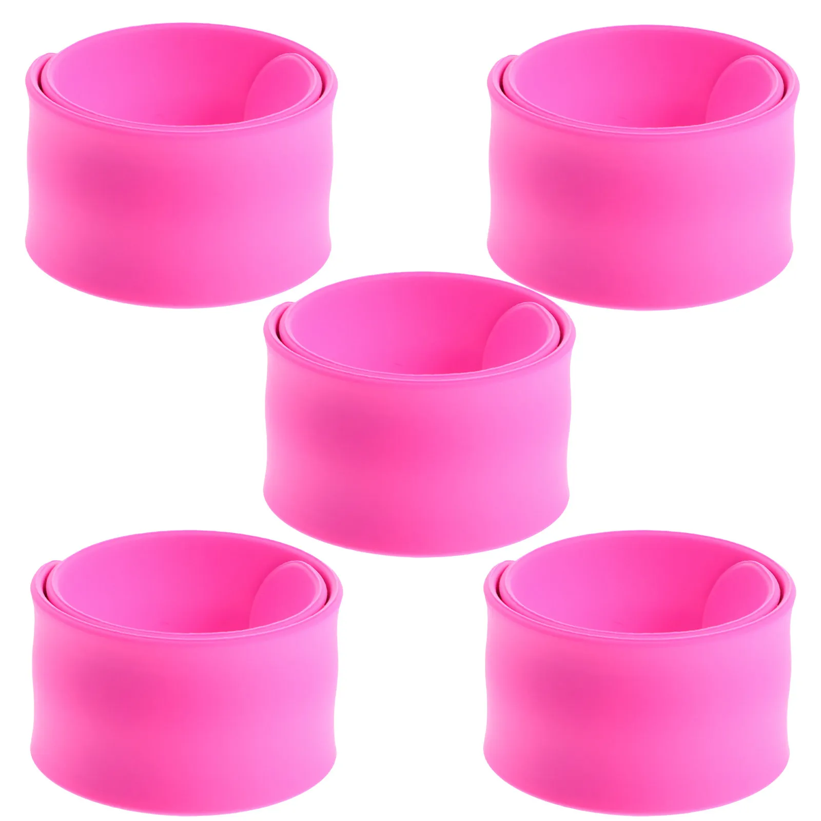 5Pcs Silicone Slap Bracelets Solid Color Easy Use Kids Wristbands Party Favors Children Wrist Circle Bands for Birthday Party
5Pcs Silicone Slap Bracelets Solid Color Easy Use Kids Wristbands Party Favors Children Wrist Circle Bands for Birthday Party