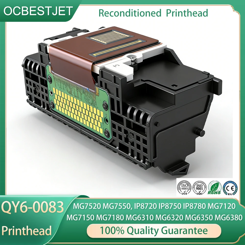 Печатающая головка QY6-0083 для принтеров Canon MG6310 MG6320 MG6350 MG6380 MG7110 MG7120 MG7150 MG7180 MG7520 IP8720 IP8750 IP8780
Печатающая головка QY6-0083 для принтеров Canon MG6310 MG6320 MG6350 MG6380 MG7110 MG7120 MG7150 MG7180 MG7520 IP8720 IP8750 IP8780