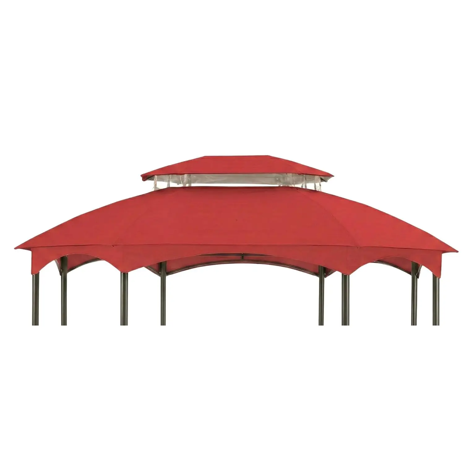 Reinforced Replacement Canopy Top Cover Compatible with The L-GZ1138PST Manhattan Oval Gazebo - Classic Red,, Customized
Reinforced Replacement Canopy Top Cover Compatible with The L-GZ1138PST Manhattan Oval Gazebo - Classic Red,, Customized