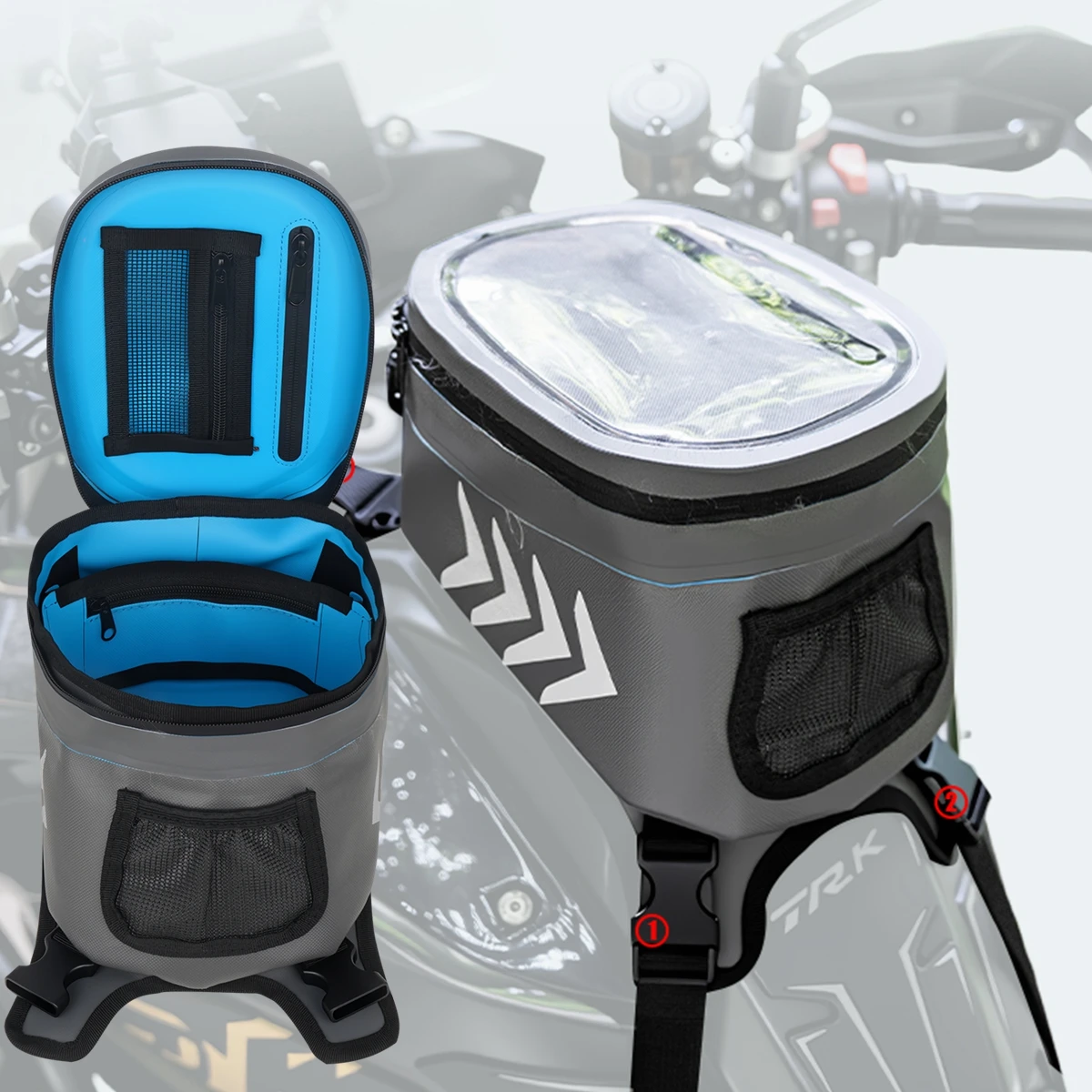 Universal Motorcycle Front Oil Tank Bag High-capacity Tools Package Phone Box Waterproof Pack Outdoor Riding Gears Accessories
Universal Motorcycle Front Oil Tank Bag High-capacity Tools Package Phone Box Waterproof Pack Outdoor Riding Gears Accessories