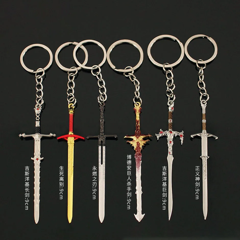 9cm Baldurs Mini Keychains Eternal Burning Blade Metal Samurai Weapon Model Sword Toy Keyring Pendant Ornement Gifts Collection
9cm Baldurs Mini Keychains Eternal Burning Blade Metal Samurai Weapon Model Sword Toy Keyring Pendant Ornement Gifts Collection