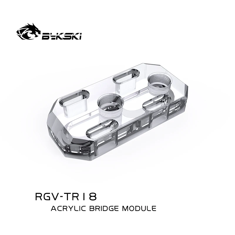 Bykski Computer Case Distro Plate Modify Bridge Module Up and Down 20MM Distance Adjustable Offset RGV-TR18
Bykski Computer Case Distro Plate Modify Bridge Module Up and Down 20MM Distance Adjustable Offset RGV-TR18