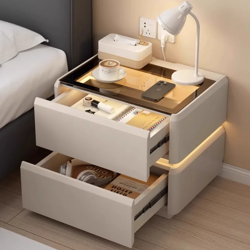 Premium modern minimalist all-solid wood bedside table bedroom light minimalist design locker multi-functional bedside table
Premium modern minimalist all-solid wood bedside table bedroom light minimalist design locker multi-functional bedside table