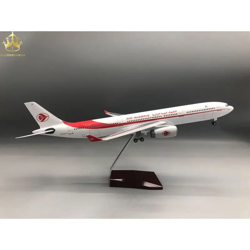 330 Algerian Airlines aircraft model 47cm with lights and wheels simulation static model
330 Algerian Airlines aircraft model 47cm with lights and wheels simulation static model