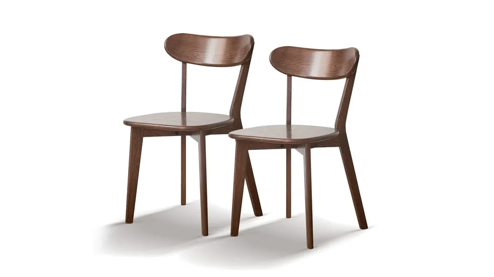 Oak dining chairs, double set, walnut veneer
Oak dining chairs, double set, walnut veneer