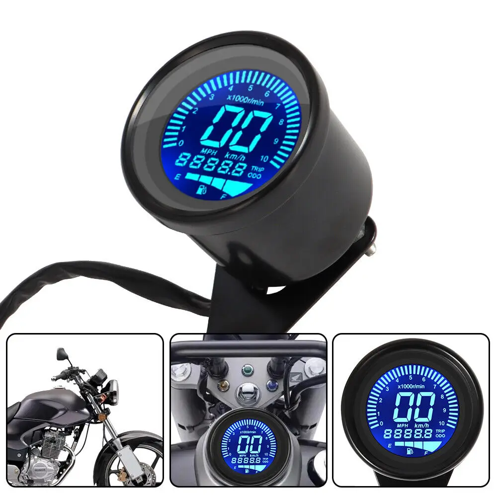 For Motorcycle Tachometer Motocross LED LCD Tachometer Speedometer Fuel Gauge Assembly Cafe Racer Universal
For Motorcycle Tachometer Motocross LED LCD Tachometer Speedometer Fuel Gauge Assembly Cafe Racer Universal