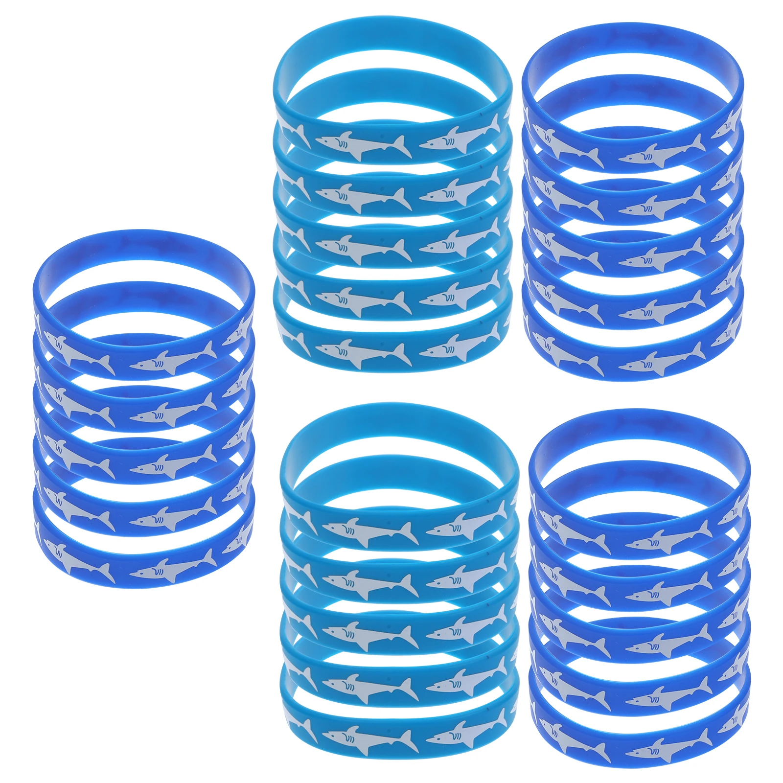 25 Pcs Silicone Bracelet Birthday Decoration Wristbands Straps Shark Party Customized
25 Pcs Silicone Bracelet Birthday Decoration Wristbands Straps Shark Party Customized