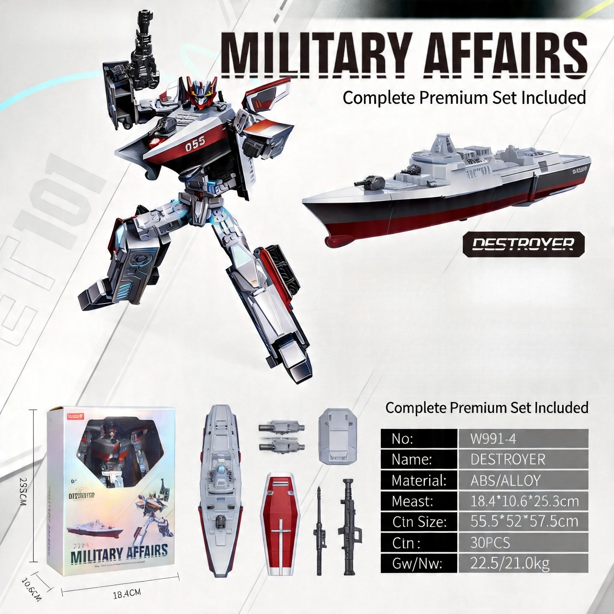 Premium Collector's Choice WESIPI Type 055 Destroyer - Premium Alloy Build for Toy Collectors, Display - English Version
Premium Collector's Choice WESIPI Type 055 Destroyer - Premium Alloy Build for Toy Collectors, Display - English Version