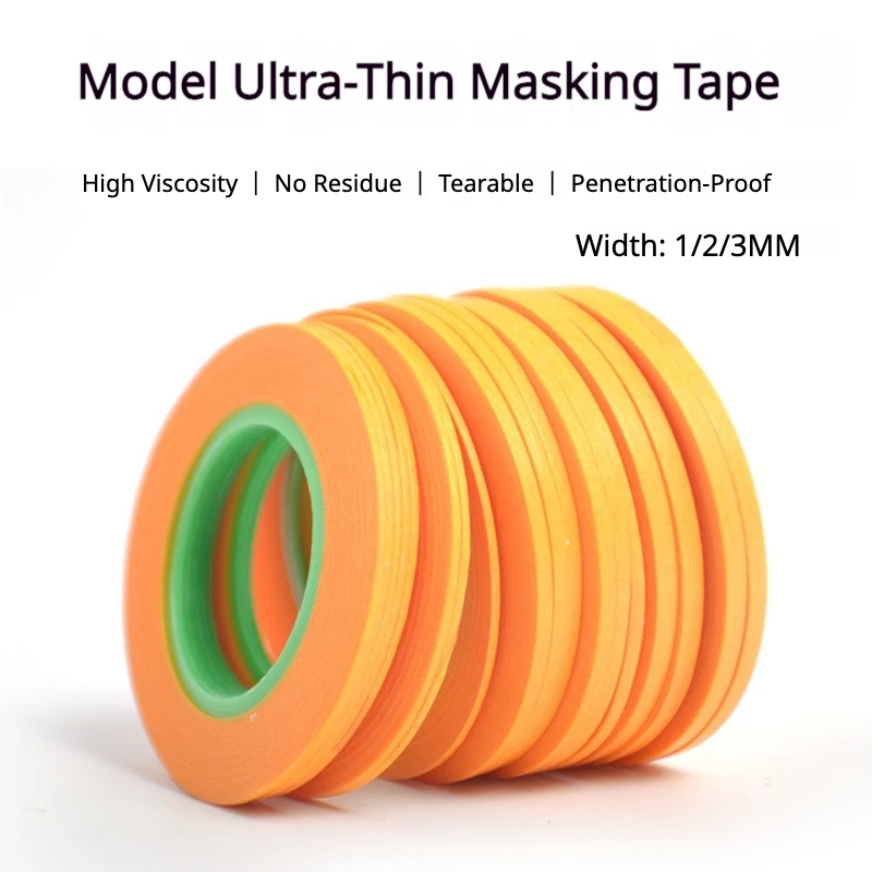 Лента для окраски и разделения цветов 1мм/2мм/3мм для моделей, ручная, для военных моделей, для распыления краски, защитная бумага
Лента для окраски и разделения цветов 1мм/2мм/3мм для моделей, ручная, для военных моделей, для распыления краски, защитная бумага