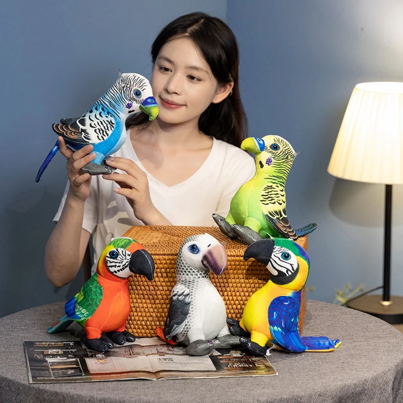 Simulation Colorful Parrot Plush Toy Soft Stufed Vivid Birds Toy Funny Decor For Room Car Creative Gift For Children Friends
Simulation Colorful Parrot Plush Toy Soft Stufed Vivid Birds Toy Funny Decor For Room Car Creative Gift For Children Friends