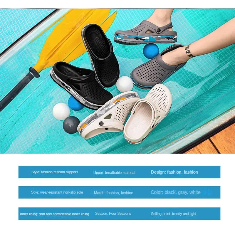Summer Outdoor Beach Casual Sandalsanti Slip Breathable Fishing Slippersmen's and Women's Camping and Cycling Durable Hole Shoes
Summer Outdoor Beach Casual Sandalsanti Slip Breathable Fishing Slippersmen's and Women's Camping and Cycling Durable Hole Shoes