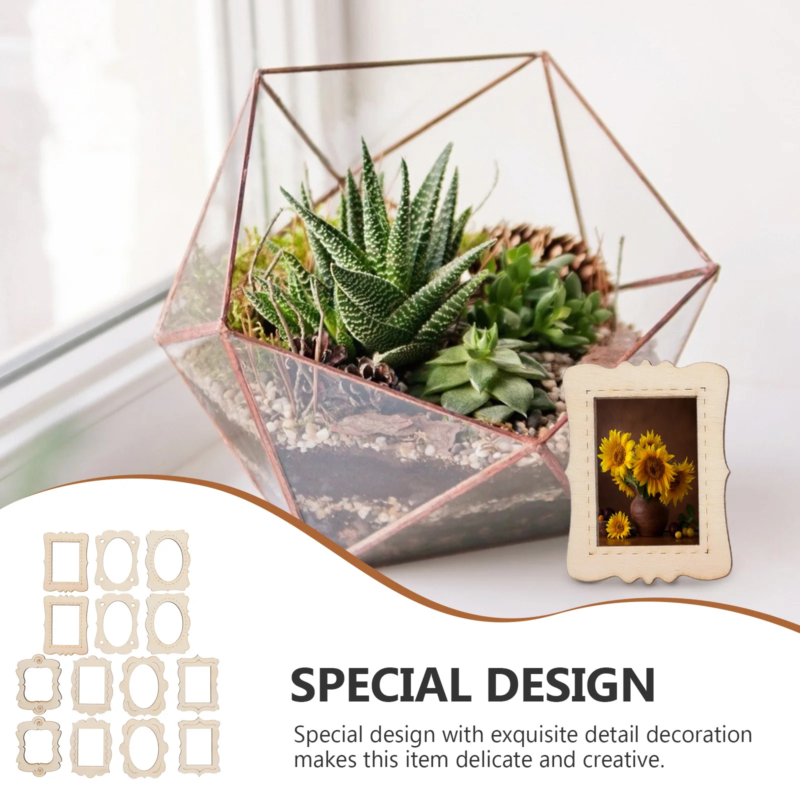 40Pcs Handmade Wooden Hollow Picture Frame DIY Accessories for Wall Window Fireplace Decoration Simple Photo Display Art
40Pcs Handmade Wooden Hollow Picture Frame DIY Accessories for Wall Window Fireplace Decoration Simple Photo Display Art