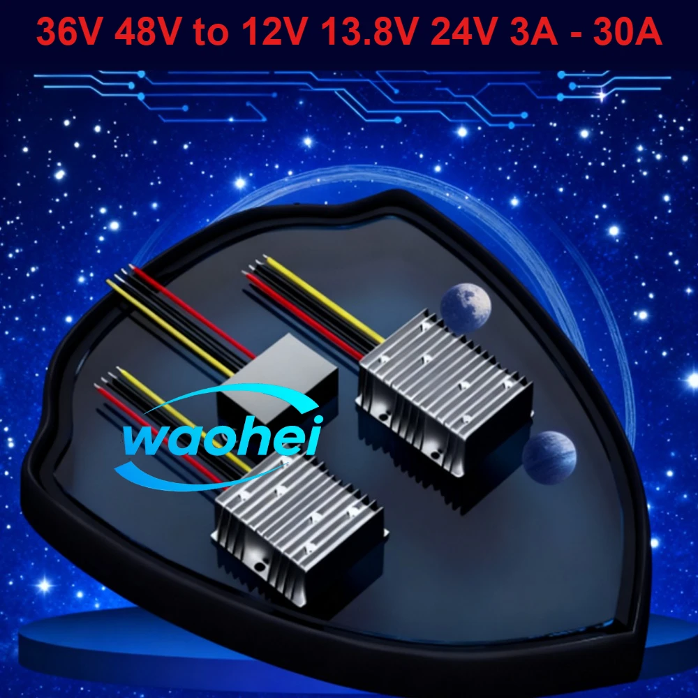 36V/48V to 13.8V/12V/24V 3A 5A 10A 15A 20A 25A 30A Buck DC DC Power Converter RegulatorStep Down Voltage Supply Module For Car
36V/48V to 13.8V/12V/24V 3A 5A 10A 15A 20A 25A 30A Buck DC DC Power Converter RegulatorStep Down Voltage Supply Module For Car