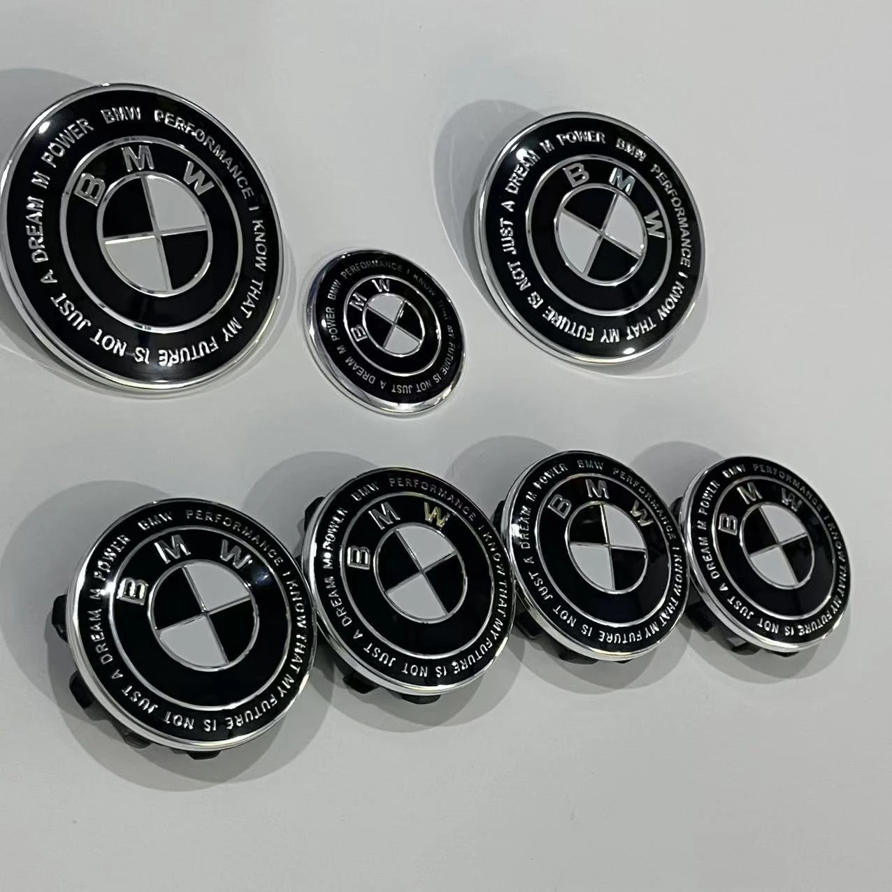 Car Black White BMW Logo Front Hood Emblem 82mm Rear Badge 74mm Wheel Hub Cap 56mm 68mm steering wheel sticker 45mm Accessories
Car Black White BMW Logo Front Hood Emblem 82mm Rear Badge 74mm Wheel Hub Cap 56mm 68mm steering wheel sticker 45mm Accessories