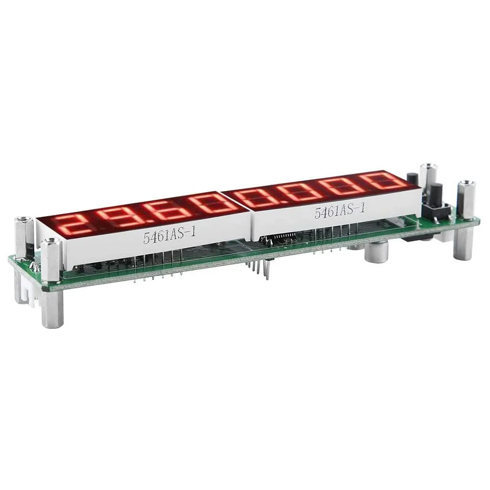 B66C PLJ-8LED-H Частотомер радиочастотного сигнала Модуль тестера Cymometer 0,1-1000 МГц, светодиодный цифровой тарометр Частотомер (красный)
B66C PLJ-8LED-H Частотомер радиочастотного сигнала Модуль тестера Cymometer 0,1-1000 МГц, светодиодный цифровой тарометр Частотомер (красный)