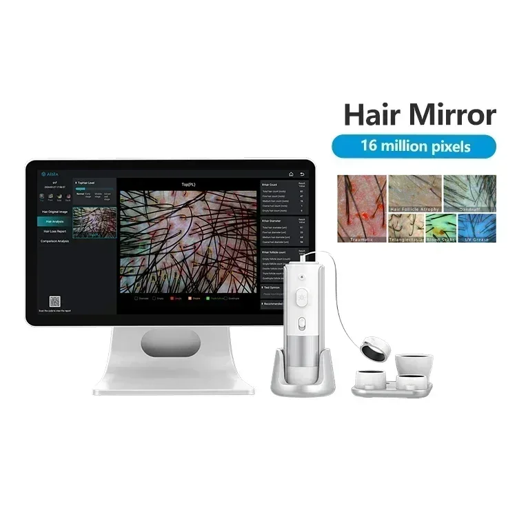 2026 high definition scalp-analyzer Hair Follicle scanner portable Skin Detector skin diagnosis hair analyzer machine for salon
2026 high definition scalp-analyzer Hair Follicle scanner portable Skin Detector skin diagnosis hair analyzer machine for salon