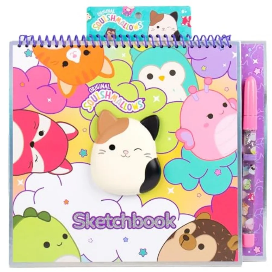 Original Sketchbook, Over 20 Stationery Supplies, Features Scrapbook Stickers, Cam The Cat Fidget Toy, Drawing Paper, Great Cra
Original Sketchbook, Over 20 Stationery Supplies, Features Scrapbook Stickers, Cam The Cat Fidget Toy, Drawing Paper, Great Cra